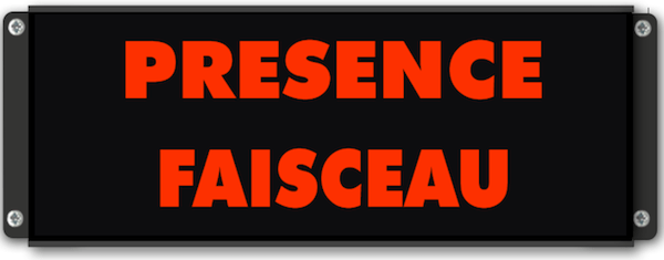 Afficheur lumineux presence faisceau