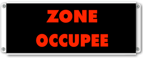 afficheur lumineux de signalisation Zone Occupee